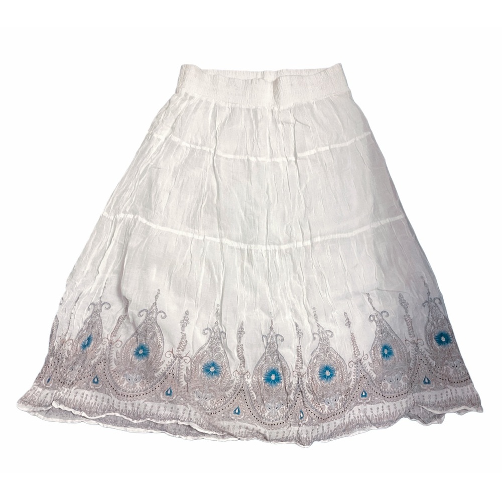 Women’s 3X white maxi skirt